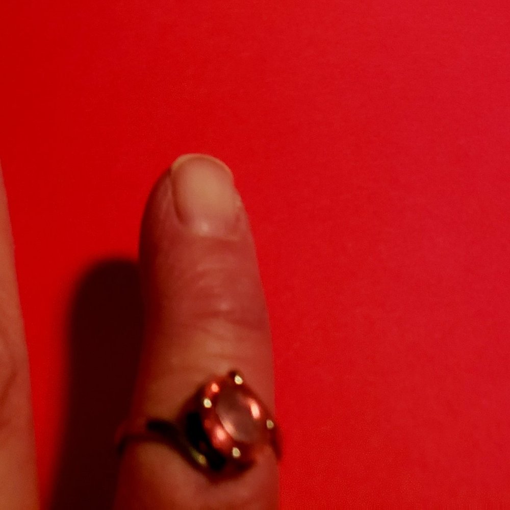 Vintage 925 Pink Sapphire Ring